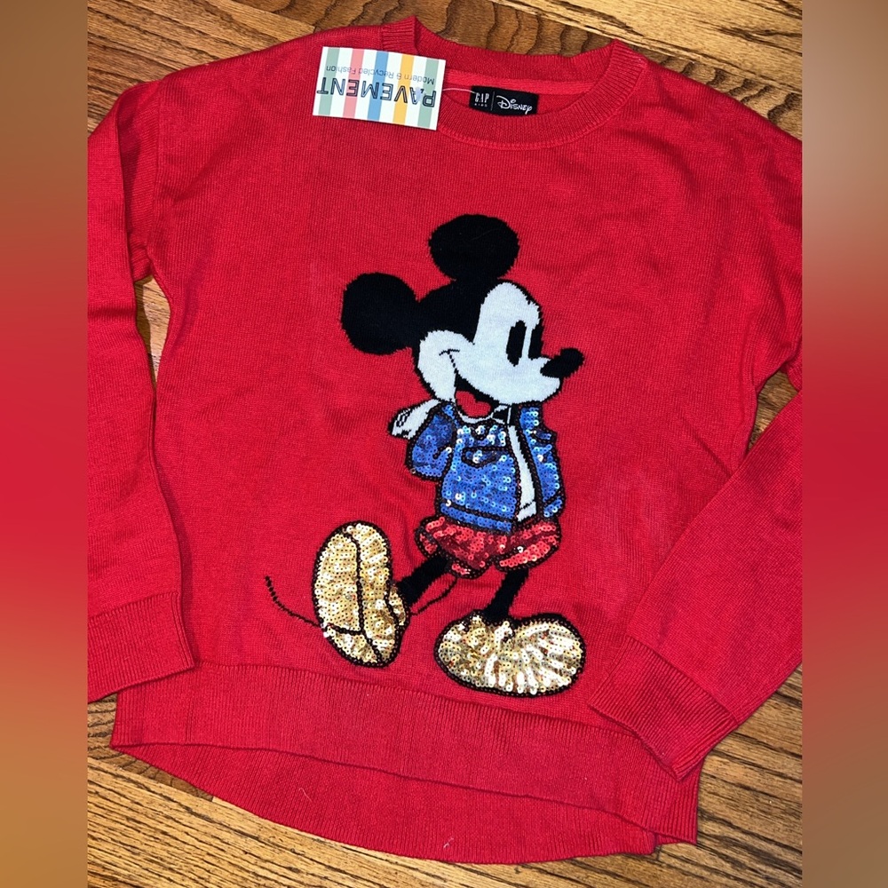Mickey Mouse Sequin Sweater